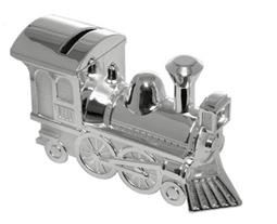 Silver Plate Locomotive Money Box